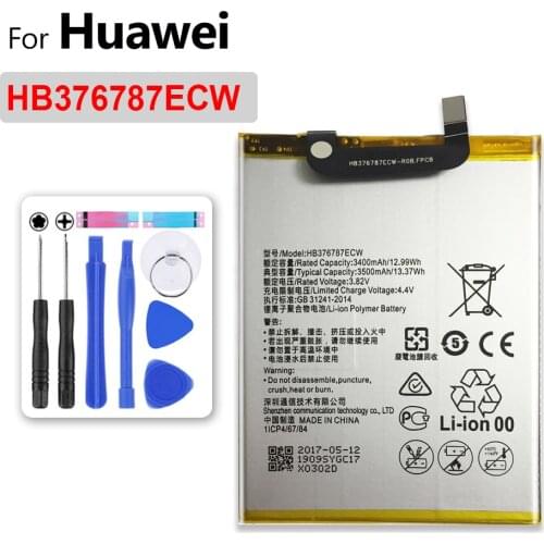 For HUAWEI Honor V8 Battery HB376787ECW For Hua wei Honor V8 HonorV8 for Batteria GB/T18287-2013 T18287 2013