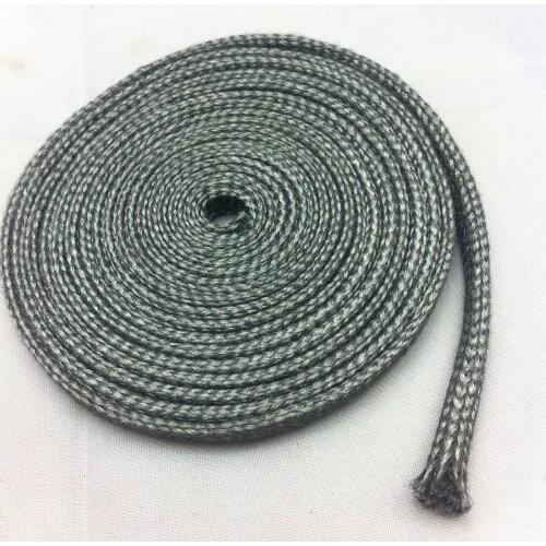 Free shipping 1M cable sleeve braided Snakeskin mesh Wire Protecting 316L stainless steel cable sleeve Metal sheath 650C