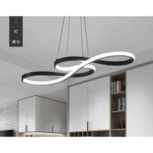 Nordic restaurant lamp, chandelier, modern simple, creative, personalized art, dining room lamp, household atmospheric remote co