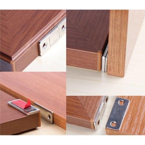 Punch-free Magnetic Door Closer Cabinet Door Magnets Ultra Thin for Kitchen Cupboard Wardrobe Closet wzpi