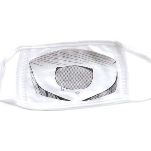 Anime Cospaly Japanese Face Sexy Mask Cotton Made Outdoor Bicycle Ski Skull Halfmulti Use Breathable Shield Wind Mouth Cover