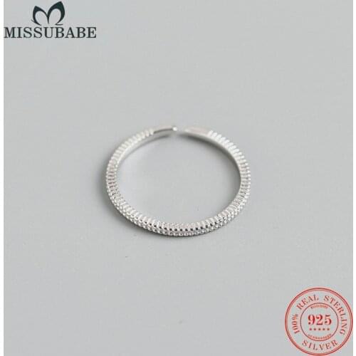 Missubabe Women's Silver Rings