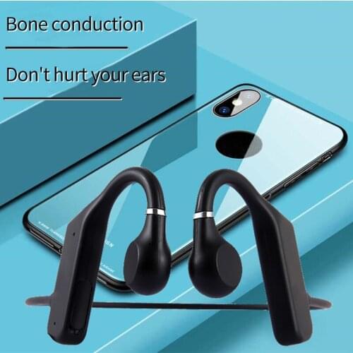 Bone Conduction Headphones Wireless Waterproof Sports Earphone Bluetooth-Compatible Headset Hands-free With Microphone For Run