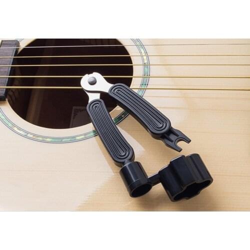 Newly Guitar Strings Changing Tool Pull Strings Cutter Coiler Multifunctional Tool