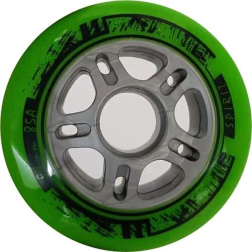 Original Spirit 84mm Wheels 85A 8 Pieces Inline Speed Skate Wheels High Elastic Tires Free Skating Roller Racing Patines JAPY