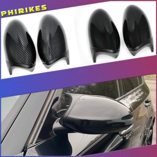 For BMW 1 3 Series E81 E82 E87 E88 E90 E91 E92 E93 Side Wing Gloss Black Mirror Cover Cap Rearview Mirror Shell Car Accessories