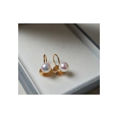 Real Pearl Clip Earrings 14K Gold Filled Women Wedding Jewelry Punk Party Gown Runway Korean Japan INS Boho