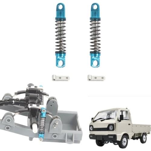 Replacement Rear Axle Full Metal Shock Absorber Damper Kit Upgrade DIY Accessories For 1/10 WPL D12 RC Truck Car Repair