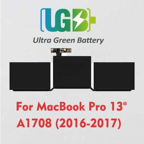 UGB New Original A1713,020-00946 Battery For Apple MacBook Pro 13" A1708 2016-2017 year MLUQ2CH/A MLL42CH/A EMC2978 EMC3164