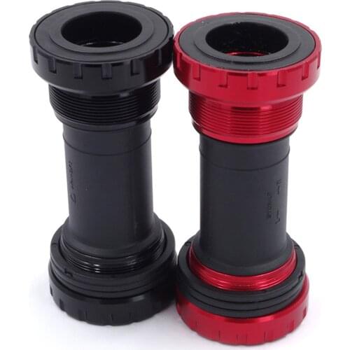 Bicycle Bottom Bracket Aluminum Waterproof BSA 68/73mm Screw/Thread Type Crankset Bearings Bicycle Axis Parts