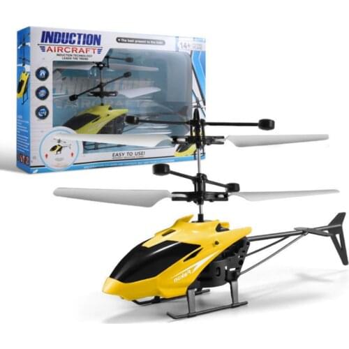 Helicopter Induction Flying Toy Mini Drones Plane Hand Children Gift USB Sensor LED Remote Control Toys