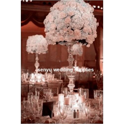 12pcs65cm table centerpiece,crystal decoration Home Party Table Decoration Wedding Crystal Road lead Wedding Flower Holder Stand