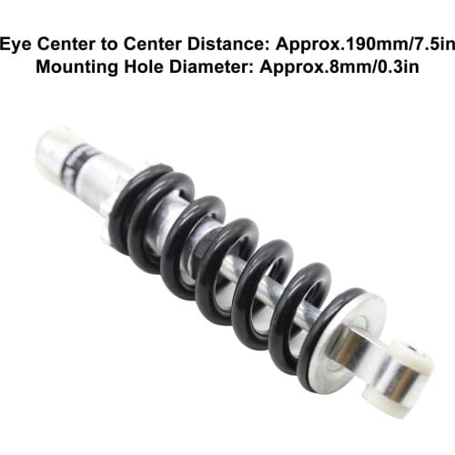 Motorcycle Shock Struts, 190mm Rear Air Suspension Shocks Struts 1200lbs Fit for 2 Stroke Dirt Bike Motorcycle