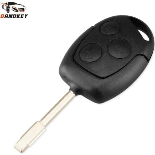 Dandkey 3 Button Blade Remote Car Key Shell For Ford Focus Mondeo Festiva Fusion Suit Fiesta KA Key Fob Case Covers