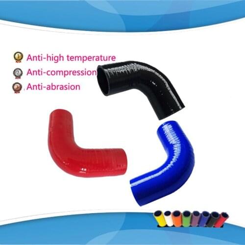 ID:9.5mm 90 Degree Silicone Hose Wall Pipe Coupler Turbo