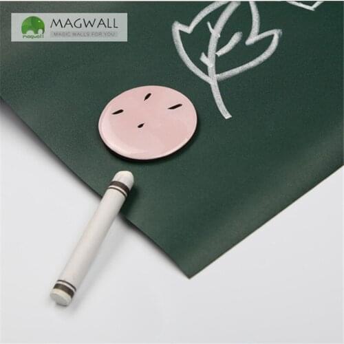 Magnetic double-layer writing board 0.9*1.2m no residue blackboard chalk writing wet erase chalkboard