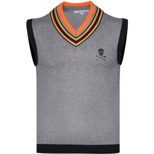 Golf clothing new MARK@LONA mens golf vest warm and windproof comfortable knitted sweater vest free shipping