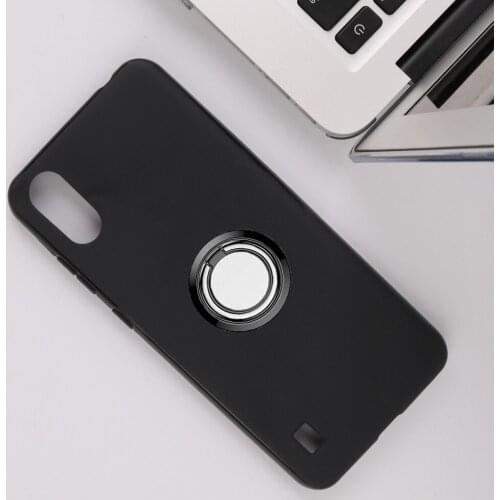 For ZTE Blade A5 2020 Back Ring Holder Bracket Phone Case Cover Phone TPU Soft Silicone Cases for ZTE Blade A5 2020 6.09"