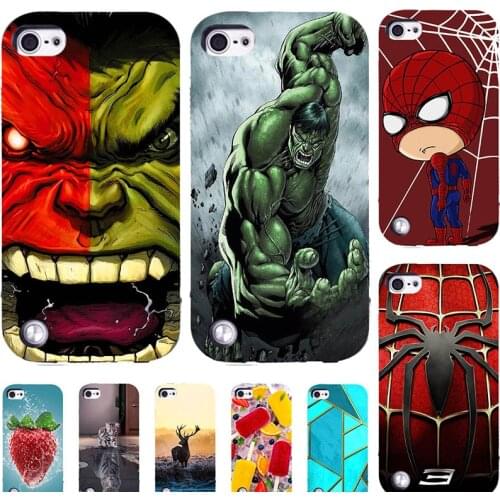 Soft Case For Ipod Touch 7 Touch 6 Phone Cover For Ipod Touch 5 Cartoon Fundas Super Hero Coque Bumper Cat Shell