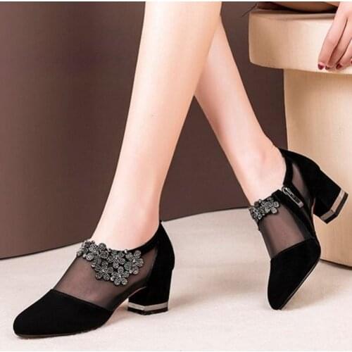 NIDENGBAO Shoes With Medium Heels