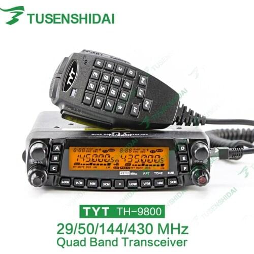 Newest Firmware Original TYT TH-9800 Plus Quad Band Car Transceiver