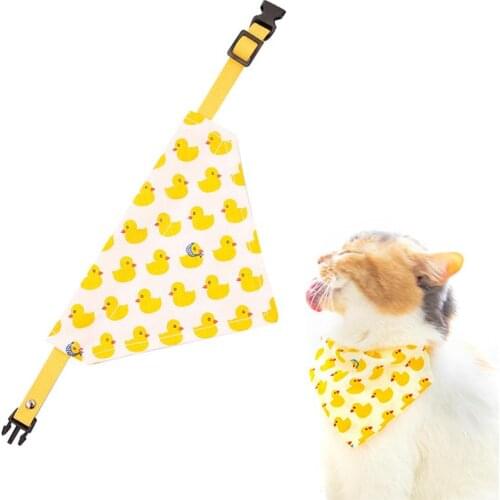1 Piece Small Cat Neckerchief Adjustable Pet Dog Cat Neck Bandana Collar Kitten Scarf Fashion Kitty Collar Pet Cats Accessories