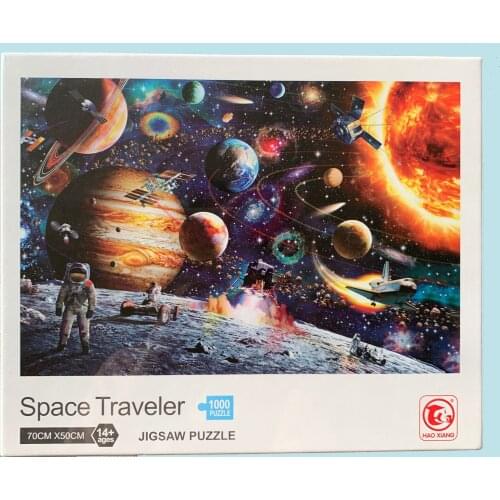 Puzzle 1000 Pieces Adult Puzzle Jigsaw Montessori Parper Puzzles adulto Educational Toys space traveler Puzzle 3d Antistress Toy