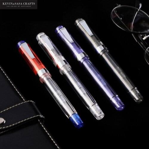 Fashion Fountain Pen 4 Color Ink Gift Package School Supplies 0.38mm Office Supplies Office Accessories Pen Ink Pen High Quality