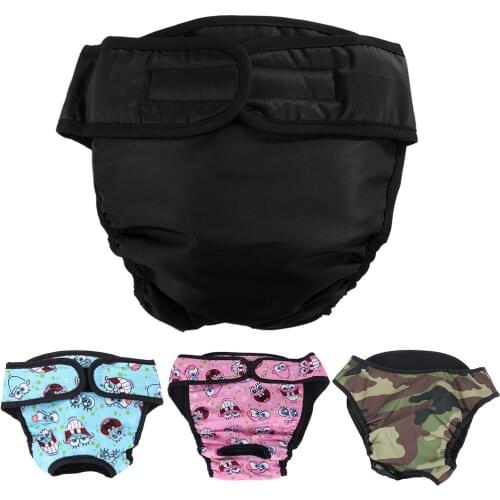 Large Dog Diaper Sanitary Physiological Pants Washable Female Dog Underwear Pets Dogs Supplies E5M1