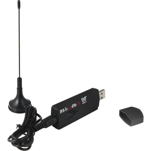 R820T+ RTL2832U USB 2.0 DVB-T SDR FM DAB TV Tuner Receiver Stick for PC Laptop