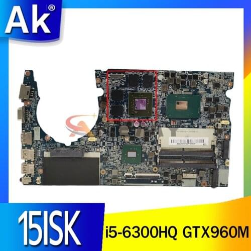 SuperX 5B NM-A711 motherboard Suitable for Lenovo saviour 15ISK Rescuer 15ISK motherboard with i5-6300HQ GTX960M 2GB 100% test