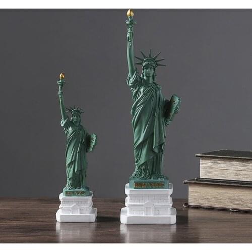 Home Decoration Statue of Liberty Resin Sculpture Office Living Room Decoration Sculpture Home Decoration Room Decoration