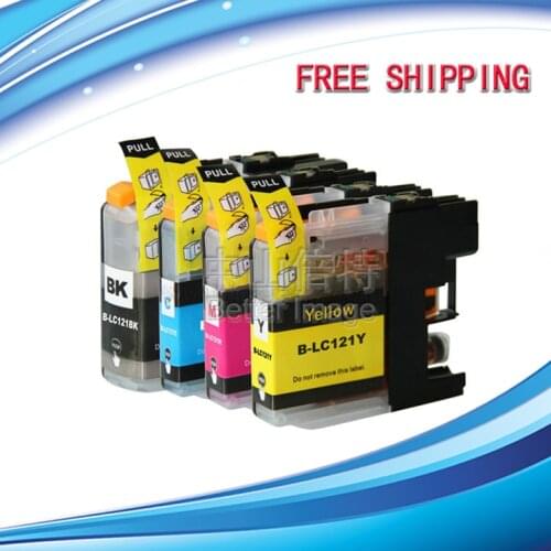 XIMO inkjet cartridge for brother lc121, printer ink cartridge for brother DCP-J552DW DCP-J752DW MFC-J470DW DCP-J650DW