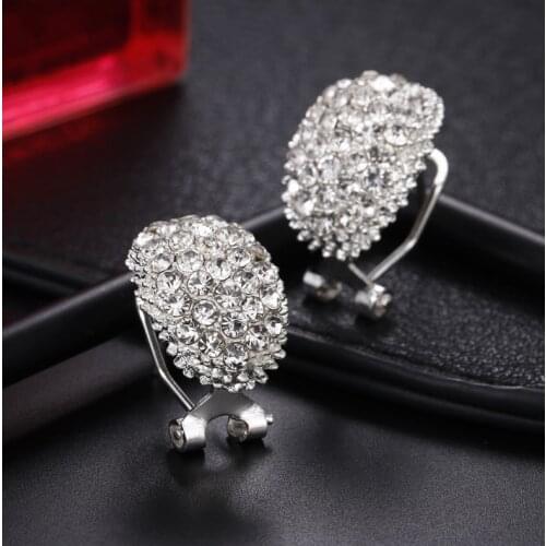 YLWHJJ Classic Design Jewelry 2020 Fashion Zirconia Stone Stud Earrings For Women Elegant