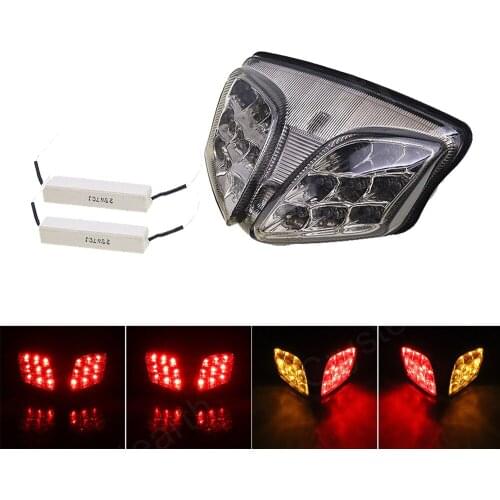 Rear Tail Light Brake Turn Signal Integrated LED Light Smoke For SUZUKI GSXR1000 GSX-R1000 K9 K11 2009 2010 2011 2012 2013