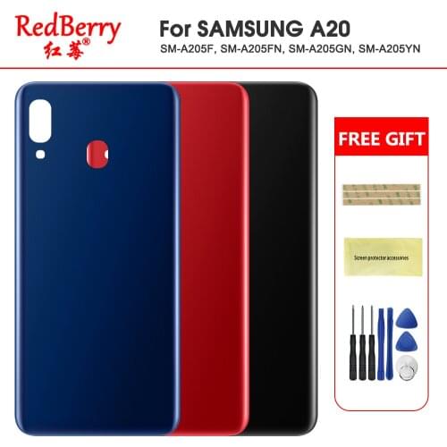Back Cover for Samsung Galaxy A20 A205 Battery Cover Replacement Rear Door Housing Cover Case For Galaxy a20 SM-A205F A205F