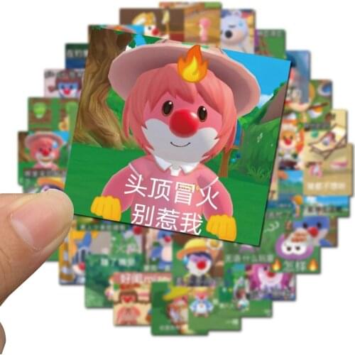 10/50PCS Moles world Cartoon Game Stickers for Girl Children Toys on The Laptop Fridge Phone Skatebard Suitcase Decals Sticker