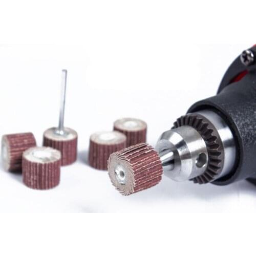 10pcs 12mm sandpaper wheel sanding woodwork dremel sanding discs accessories sand paper dremel sanding