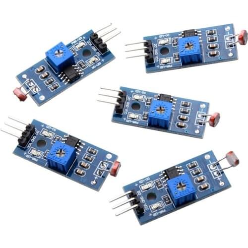 10pcs/lot Photoresistor Resistance Modules Digital Light Intensity Detection DIY Photosensitive Sensor Module For Arduino UNO