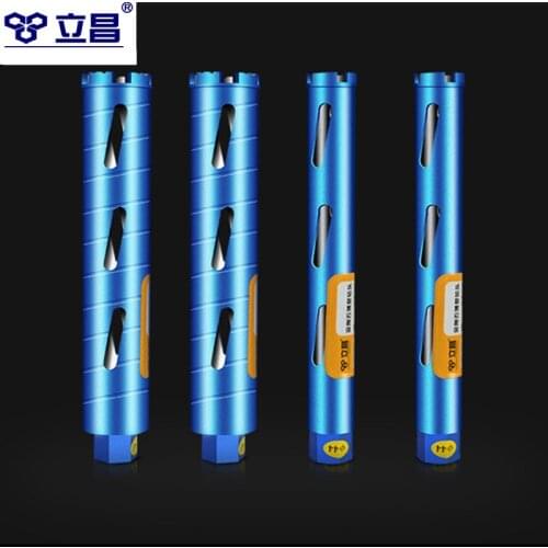 LICHANG Water Drill Bit Hole Opener Dry Type Plus Max Set Core Diamond Tool Parts Perforator Wall Concrete Rebar Brick 450mm