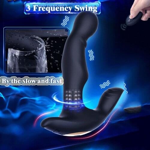 Sex shop anal plug prostate massager anal vibrator silicone male hip plug anal vibrating sex toy male g-spot stimulation