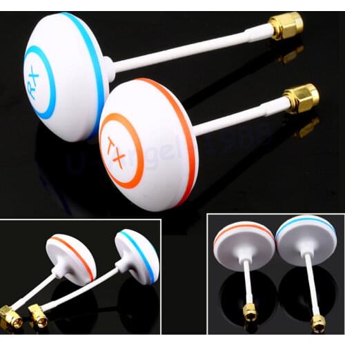 2pcs/lot 5.8GHz Circular Polarized Mushroom Antenna SMA Set Tx/Rx for FPV Aerial RC (1 pair)