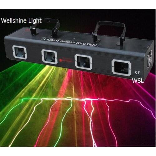 Free shipping 4 Lens laser rgb Full Color For Sale