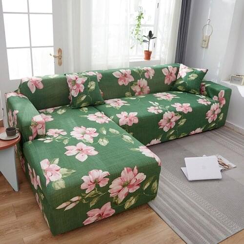 Svetanya Sofa Cover Slipcovers Stretch Elastic Spandex Chair Loveseat L Shape Sofa Protector