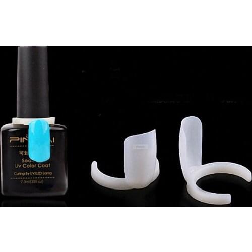 50pcs nail polish color ring nail art gel color chart bottle label mark manicure tools display holder