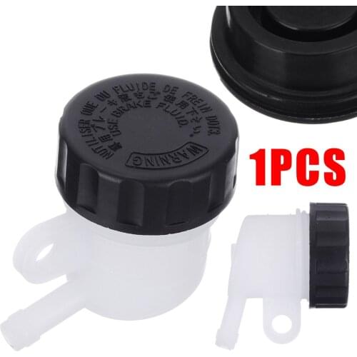 For Suzuki Kawasaki Yamaha 1pc ABS Plastic Motorcycle Brake Reservoir Master Cylinder Fluid Bottle Oil Cup
