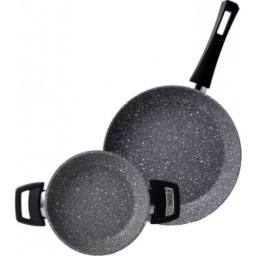 Roe Gris Bio Granite Pan and Sahan Set