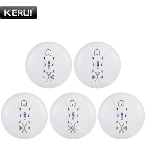 KERUI 10pcs 433MHZ Wireless Home Fire Smoke Sensor Detector Security GSM Wifi Alarm System
