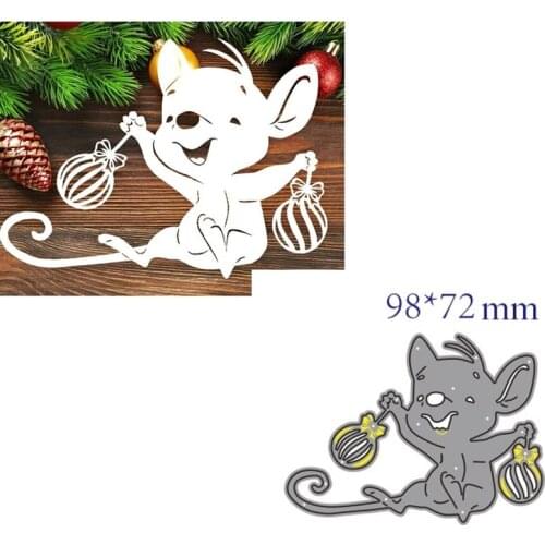 Metal cutting dies cut die mold Animal mouse decoration Scrapbook paper craft knife mould blade punch stencils