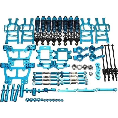 Metal Full Set Upgrade Shock Absorbers Shaft for HSP 94111 1:10 Scale Truck Part